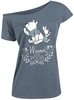 Winnie The Pooh - Friend - T-shirt - Vrouwen - blauw gemêleerd