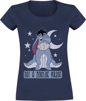Winnie The Pooh - Not A Morning Person - T-shirt - Vrouwen - navy