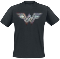 Wonder Woman - 1984 - Retro Logo - T-shirt - Mannen - zwart