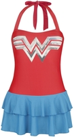 Wonder Woman - Strong Enough - Zwempak - Vrouwen - rood blauw