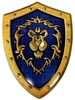 World Of Warcraft - Alliance Shield - Plaatmetalen borden - Unisex - blauw geel