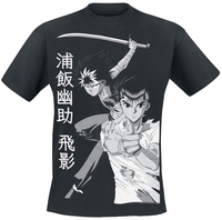 Yu Yu Hakusho - Fighting Friends - T-shirt - Mannen - zwart