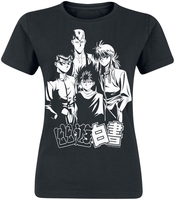 Yu Yu Hakusho - Spirit Detectives - T-shirt - Vrouwen - zwart