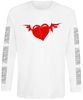 Yungblud - Heart Logo - Shirt met lange mouwen - Mannen - wit