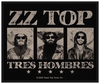 ZZ Top - Tres Hombres - Patch - Unisex - zwart grijs