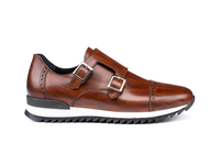 Adone - Brown deco Double monk running