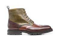 Colombo - Ankle wing brogue boot deco multicolor