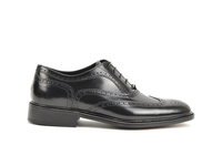 Da Vinci - Man Shiny Black Oxford Wingtip