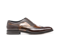 Fred - Coffee Grain bronze polished Oxford Wing Brogue