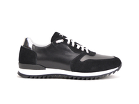 Italo - Low top running suede calf black