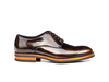 Pertini - Bronze Polished Leather Men Derby Plain