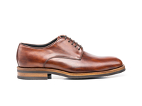 Pertini - Dark brown deco man derby