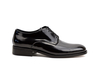 Pertini - Leather men Derby black shiny