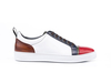 Pietro - Low top sneaker multicolor decò calf white leather