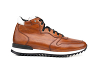 Romano - High top running deco leather dark brown