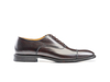 Totò - Coffee Decò Leather Men Oxford Toe Cap