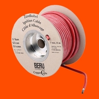 BERU COPPER CABLE 7MMSRED Bougiekabel Koper,  Silicoon rood