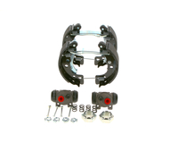 BOSCH Remschijf,  trommelrem PEUGEOT, CITROËN 0 204 114 027 42413H, 42416A, 42416T 424225, 42413H, 42416A, 42416T, 424225