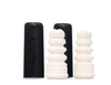 DACO Germany Stofhoes Schokdemper VW, AUDI, SKODA PK4770 3B0512131H, 4B0512131B, 4B0512131N Aanslagrubber, Stofkap Schokdemper, Stofkap,  schokdemper