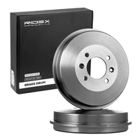 RIDEX 123B0034 Remtrommel 253,  274 Achteras CITROËN: Berlingo / Berlingo First I,  Berlingo / Berlingo First I Van,  PEUGEOT: Partner I Combispace