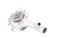 RIDEX 1260W0010 Waterpomp Gegoten aluminium Zonder riemschijf Met pakking Met flens Mechanisch Schoepenwiel uit metaal MERCEDES-BENZ: S-Klasse Sedan