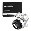RIDEX 1260W0058 Waterpomp 23 Gegoten aluminium Met riemschijf Met afdichtring Mechanisch VOLKSWAGEN: GOLF 6,  Tiguan I,  Passat B6 Variant