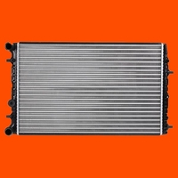 RIDEX 470R0147 Radiateur Aluminium voor voertuigen met airco 630 414 23 Automatische versnellingsbak,  Handgeschakeld Koelribben mechanisch gelast