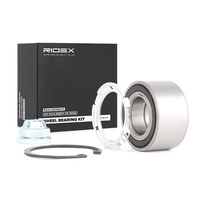 RIDEX 654W0132 Wiellagerset Vooras links en rechts Met ingebouwde ABS sensor 72 RENAULT: TWINGO 2,  Clio 4,  Kangoo II Express,  NISSAN: MICRA 4,  Note I
