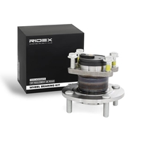 RIDEX 654W0157 Wiellagerset Achteras links en rechts Wiellager,  in wielnaaf ge ntegreerd,  Met schroeven 67,  137 MITSUBISHI: COLT 6,  SMART: Forfour I