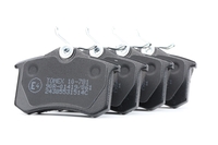 TOMEX brakes Remblokkenset VW, AUDI, FORD TX 10-781 1E0698451, 1E0698451B, 1E0698451C 1E0698451D, 1E0698451E, 1E0698451G, 1H0615415, 1H0615415A, 1H0615415D