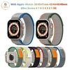1 pc Bracelet Compatible avec Apple iWatch 38/40/41mm 42/44/45/49mm Ultra Series 8 7 6 5 4 3 2 1 SE Bracelet Sport pour iWatch Montre intelligente Sangle Bracelet Nylon Ajustable Extensible miniinthebox