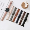 1 pc Bracelet Compatible avec Apple iWatch Series 8 7 6 5 4 3 2 1 SE Bracelet en Cuir pour iWatch Montre intelligente Sangle Bracelet Vrai Cuir Ajustable Respirable Largage rapide miniinthebox