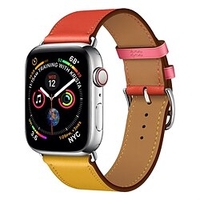 1 pc Bracelet Compatible avec Apple iWatch Series 8 7 6 5 4 3 2 1 SE Bracelet en Cuir pour iWatch Montre intelligente Sangle Bracelet Vrai Cuir Luxe Ajustable Respirable miniinthebox