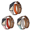 1 pc Bracelet Compatible avec Apple iWatch Series 8 7 6 5 4 3 2 1 SE Bracelet en Cuir pour iWatch Montre intelligente Sangle Bracelet Vrai Cuir Luxe Ajustable Respirable miniinthebox