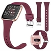1 pc Bracelet de montre connectée Compatible avec Fitbit Versa 2 / Versa / Versa Lite Silicone Montre intelligente Sangle Imperméable Ajustable Élastique Bracelet Sport Remplacement Bracelet miniinthebox