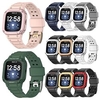 1 pc Bracelet de montre connectée Compatible avec Fitbit Versa 3 / Sense Versa 2 / Versa / Versa Lite Silicone Montre intelligente Sangle Imperméable Luxe Ajustable Bracelet Sport Remplacement miniinthebox