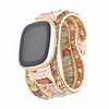 1 pc Bracelet de montre connectée Compatible avec Fitbit Versa 3 / Sense Versa 2 / Versa / Versa Lite Tissu Perlé Montre intelligente Sangle Fait à la Main Multicouche Ajustable Bijoux Bracelet miniinthebox