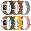 1 pcs Bracelet de montre connectée pour Apple iWatch Series 7 / SE / 6/5/4/3/2/1 38/40/41mm 42/44/45mm Cuir PU à Carreaux Montre intelligente Sangle Fermoir Classique Bracelet en Cuir Bande miniinthebox
