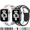 1 pcs Bracelet de montre connectée pour Apple iWatch Series 7 / SE / 6/5/4/3/2/1 38/40/41mm 42/44/45mm Silicone Montre intelligente Sangle Doux Respirable Multicolores Bracelet Sport Remplacement miniinthebox
