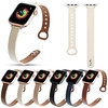 1 pcs Bracelet de montre connectée pour Apple iWatch Series 7 / SE / 6/5/4/3/2/1 38/40/41mm 42/44/45mm Vrai Cuir Montre intelligente Sangle Bracelet en Cuir Bande d