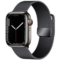 1 pcs Bracelet de montre connectée pour Apple iWatch Series 7 / SE / 6/5/4/3/2/1 Acier Inoxydable Montre intelligente Sangle Magnétique réglable Bracelet Milanais Remplacement Bracelet miniinthebox