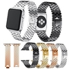 1 pcs Bracelet de montre connectée pour Apple iWatch Series 7 / SE / 6/5/4/3/2/1 Apple Watch Acier Inoxydable Montre intelligente Sangle Fermoir Papillon Bande d