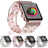 1 pcs Bracelet de montre connectée pour Apple iWatch Series 7 / SE / 6/5/4/3/2/1 Apple Watch Céramique Montre intelligente Sangle Diamant bling Bijoux Bracelet Remplacement Bracelet miniinthebox