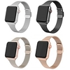 1 pcs Bracelet de montre connectée pour Apple iWatch Series 8 7 6 5 4 3 2 1 SE Acier Inoxydable Montre intelligente Sangle Bracelet Milanais Remplacement Bracelet miniinthebox