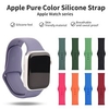 1 pcs Bracelet de montre connectée pour Apple iWatch Series 8 7 6 5 4 3 2 1 SE Silicone Montre intelligente Sangle Doux Respirable Bande Elastique Remplacement Bracelet miniinthebox