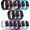 1 pcs Bracelet de montre connectée pour Fitbit Charge 3 / Charge 3 SE / Charge 4 Fitbit Charge 3 Charge 3 / Charge 3 SE / Charge 4 Silicone Montre intelligente Sangle Doux Respirable Boucle Moderne miniinthebox