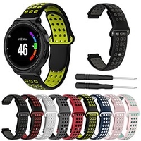 1 pcs Bracelet de montre connectée pour Garmin Approche S6 Approche S5 Approche S20 Forerunner 235 Forerunner 645 Silicone Montre intelligente Sangle Doux Respirable Bracelet Sport Remplacement miniinthebox