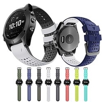 1 pcs Bracelet de montre connectée pour Garmin Approche S60 Fenix 7/6/5/5 Plus Approche S62 Précurseur 945/935/745 Fenix 7X / 6X Pro / 5X / 3/3 HR 22mm 26mm Silicone Montre intelligente Sangle miniinthebox