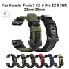 1 pcs Bracelet de montre connectée pour Garmin Fenix 7 Sapphire Solar / 6 Pro / 5 Plus Forerunner 935 945 Fenix 7X / 6X / 5X / 3 Sapphire Fenix 6X Pro / 5X Plus / 3 HR Descent Mk1 Mk2 Mk2i Approach miniinthebox