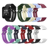 1 pcs Bracelet de montre connectée pour Garmin Forerunner 35 Silicone Montre intelligente Sangle Doux Respirable Bracelet Sport Boucle Classique Remplacement Bracelet miniinthebox